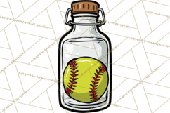 Softball Mom PNG, Softball Clipart, Softball Mama Designs Product Image 2