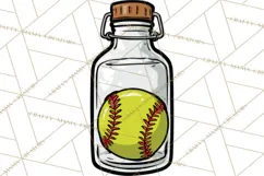 Softball Mom PNG, Softball Clipart, Softball Mama Designs Product Image 2