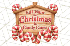 Candy Cane Lane Vintage Christmas Quote Signs Product Image 3