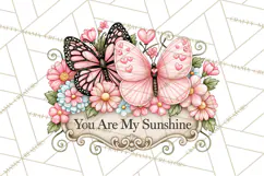 Friendship Butterfly Clipart PNG | Inspirational Quotes Product Image 3