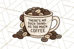 Sarcastic Coffee Clipart, Funny Coffee PNG Product Image 3