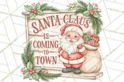 Santa Christmas Signs | Santa Png | Kris Kringle Quotes Product Image 3