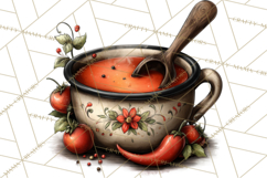 Western Cowboy Kitchen Decor Clipart, Rustic Ranch Png Product Image 2