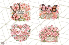 Friendship Butterfly Clipart PNG | Inspirational Quotes Product Image 1