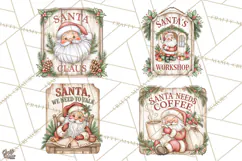 Santa Christmas Signs | Santa Png | Kris Kringle Quotes Product Image 1