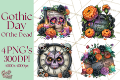 Day Of The Dead Gothic PNG Clipart Product Image 1