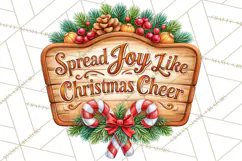 Candy Cane Lane Vintage Christmas Quote Signs Product Image 4