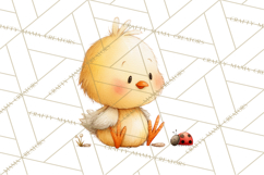 Whimsical Watercolor Woodland Animal Clipart PNG Product Image 3