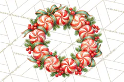 Candy Cane Lane Vintage Christmas Accents Clipart Product Image 4