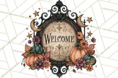 Vintage Halloween Signs PNG, Vintage Halloween Magic Clipart Product Image 4