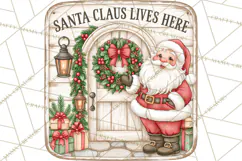 Santa Christmas Signs | Santa Png | Kris Kringle Quotes Product Image 4