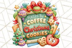 Christmas Teacher Chalkboard Quote PNG Product Image 5