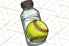 Softball Mom PNG, Softball Clipart, Softball Mama Designs Product Image 4
