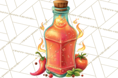 Girls Baryard Barbecue Girly Grilling BBQ Clipart Product Image 4