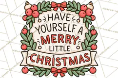 Cozy Christmas Clipart PNG, Cute Holiday Christmas Designs Product Image 4