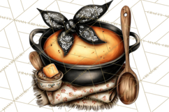 Western Cowboy Kitchen Decor Clipart, Rustic Ranch Png Product Image 4