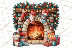 Christmas Pretzel Bakery Clipart PNG Food Elements Product Image 5