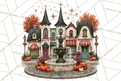 Vintage Halloween Places PNG, Halloween Magic Clipart Product Image 5