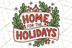 Cozy Christmas Clipart PNG, Cute Holiday Christmas Designs Product Image 2