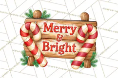 Candy Cane Lane Vintage Christmas Quote Signs Product Image 2