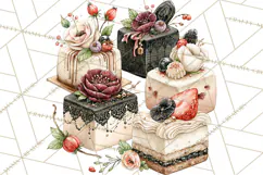 Haunted Patisserie PNG Clipart, Elegant Halloween Desserts Product Image 5