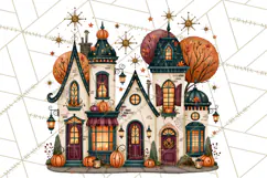 Vintage Halloween Places PNG, Halloween Magic Clipart Product Image 2