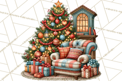 Christmas Pretzel Bakery Clipart PNG Food Elements Product Image 2