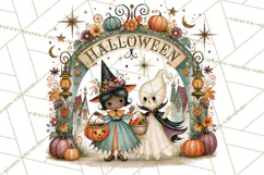 Vintage Halloween Scenes PNG, Halloween Magic Clipart Product Image 2