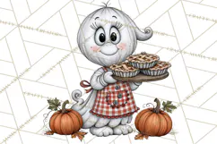 Halloween Farmhouse Monsters Clipart, Cute Halloween Farm Product Image 2