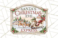 Santa Christmas Signs | Santa Png | Kris Kringle Quotes Product Image 2