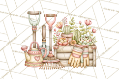 Cottage Pantry Farmhouse Kitchen Clipart PNG Product Image 4