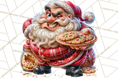 Naughty Santa Christmas Clipart PNG Product Image 2