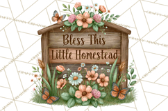 Prairie Homestead Rustic PNG Artwork Product Image 5