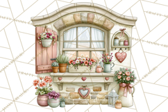 Cottage Pantry Farmhouse Kitchen Clipart PNG Product Image 3
