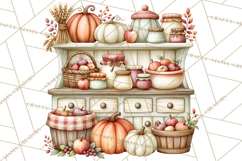 Cottage Pantry Farmhouse Kitchen Clipart PNG Product Image 5