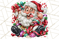 Naughty Santa Christmas Clipart PNG Product Image 4