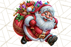 Naughty Santa Christmas Clipart PNG Product Image 5