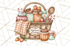 Cottage Pantry Farmhouse Kitchen Clipart PNG Product Image 2