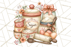 Cottage Pantry Farmhouse Kitchen Clipart PNG Product Image 2