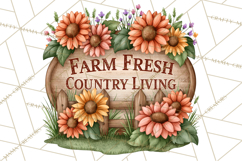 Prairie Homestead Rustic PNG Artwork Product Image 4