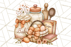 Cottage Pantry Farmhouse Kitchen Clipart PNG Product Image 4