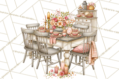 Cottage Pantry Farmhouse Kitchen Clipart PNG Product Image 5