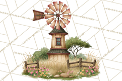 Prairie Homestead Rustic PNG Artwork Product Image 5