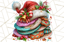 Naughty Santa Christmas Clipart PNG Product Image 4