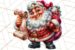 Naughty Santa Christmas Clipart PNG Product Image 5