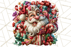 Naughty Santa Christmas Clipart PNG Product Image 2