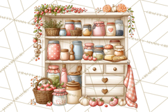 Cottage Pantry Farmhouse Kitchen Clipart PNG Product Image 2