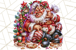 Naughty Santa Christmas Clipart PNG Product Image 4