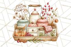 Cottage Pantry Farmhouse Kitchen Clipart PNG Product Image 5