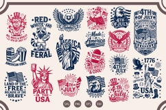 4th of July SVG Bundle, Patriotic &amp; Independence Day Product Image 1